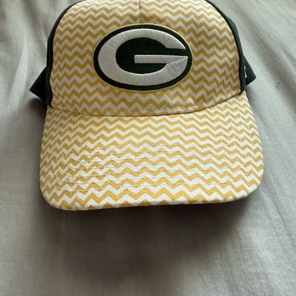 NFL Green Bay Packers Chevron Snapback Hat Green Yellow